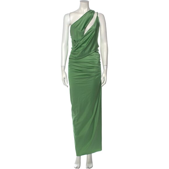 Baobab LIA One Shoulder Ruched BodyCon Maxi Dress MSRP $285 - Picture 4 of 9